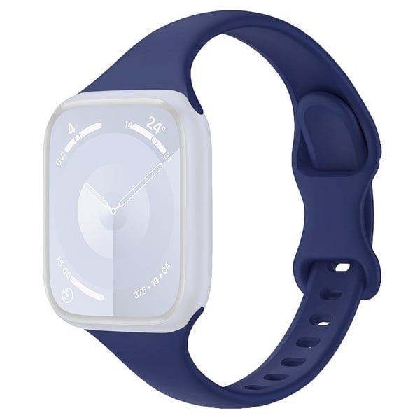 Apple Watch Series 41mm - 40mm - 38mm Silikonarmbånd - Mørkeblå
