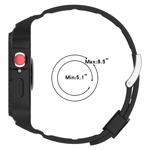 Huawei Watch Fit 3 Silikonearmbånd med urkasse - Sort