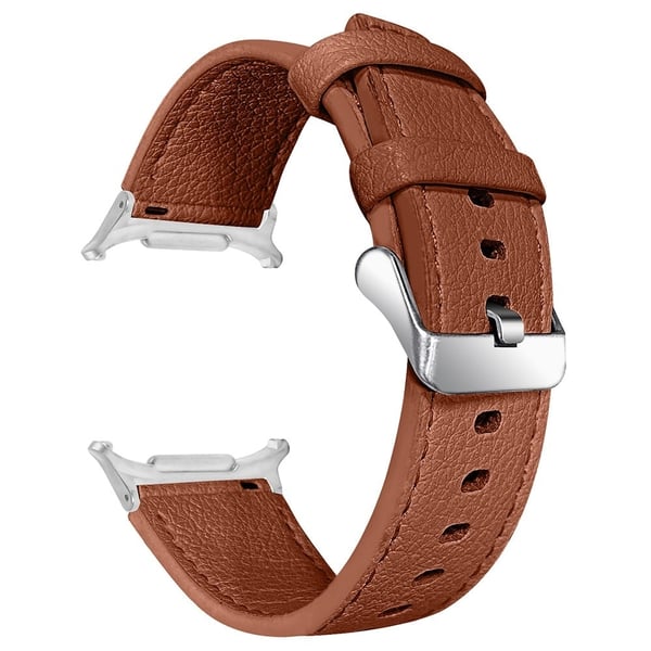 Samsung Galaxy Watch Ultra 47mm håndledsrem ægte okselæder Smartwatch-bånd - Kaffe Samsung Galaxy Watch Ultra 47mm håndledsrem ægte okselæder Smartwatch-bånd - Kaffe