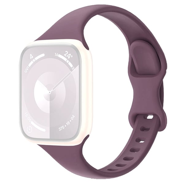 Apple Watch Series 49mm - 45mm - 44mm - 42mm Silikone urrem - Røgfarvet Lilla