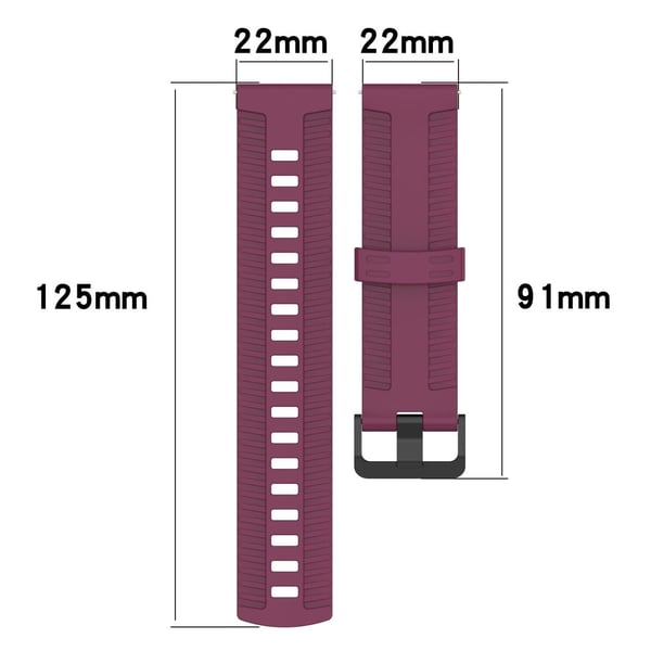 Huawei Watch 4 / 4 Pro / GT 4 46 mm silikonklokkerem 22 mm armbånd med dekkstruktur - Marineblå