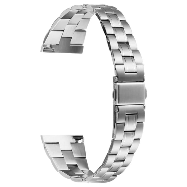 Garmin Vivoactive 4 Fashion 3-Perle Armbånd i rustfritt stål Erstatningsarmbånd for smartklokke - Sølv Garmin Vivoactive 4 Fashion 3-Perle Armbånd i rustfritt stål Erstatningsarmbånd for smartklokke - Sølv