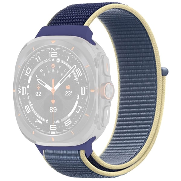 Galaxy Watch Ultra 47mm Nylon korvaava kellonauha Magic Tape Loop hihna - Tyyli B
