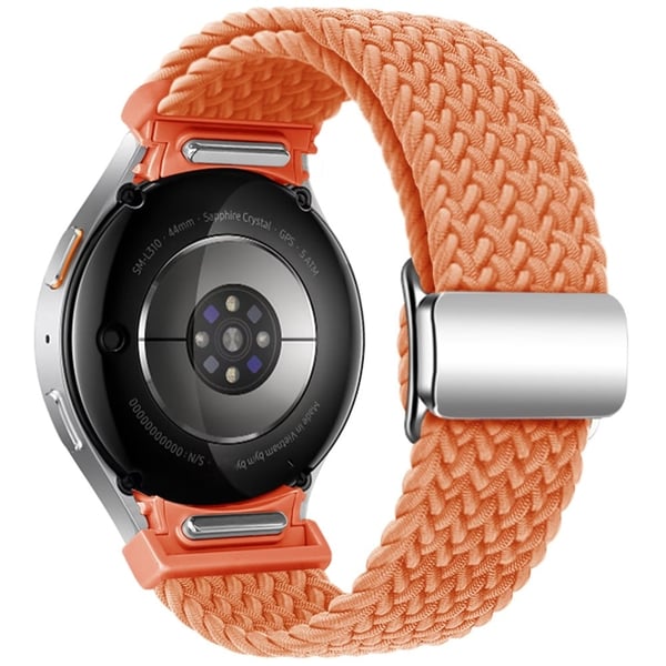 Samsung Galaxy Watch 20 mm flettet magnetisk klokkerem - Oransje