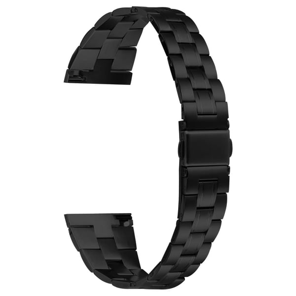 TicWatch Pro 2020 Tre-leder i rustfritt stål Erstatningsklokkerem - Svart TicWatch Pro 2020 Tre-leder i rustfritt stål Erstatningsklokkerem - Svart