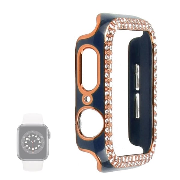 Apple Watch 40 mm tofarget strassdeksel - Blå / Blå
