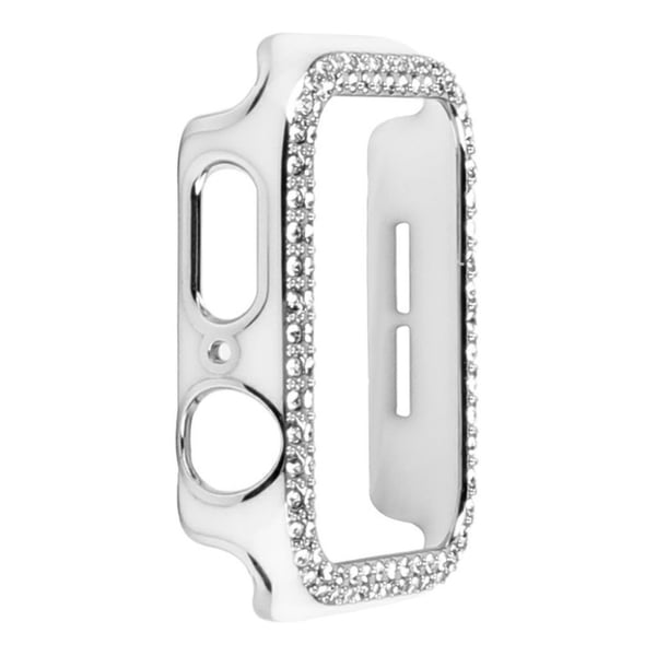 Apple Watch 40 mm tofarget strassdeksel - Hvit / Hvit