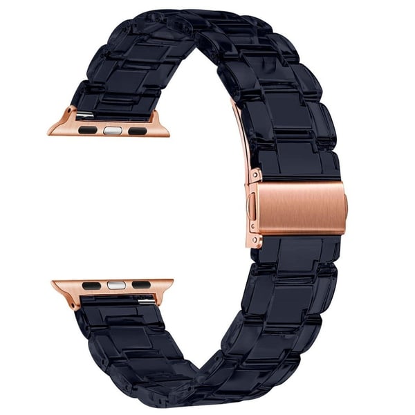 Apple Watch 40mm resin multi-color style urrem - Mørkeblå