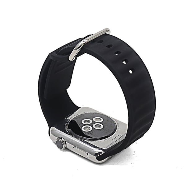 Apple Watch Series 6 / 5 44 mm silikonklokkebånd i kul stil - Svart
