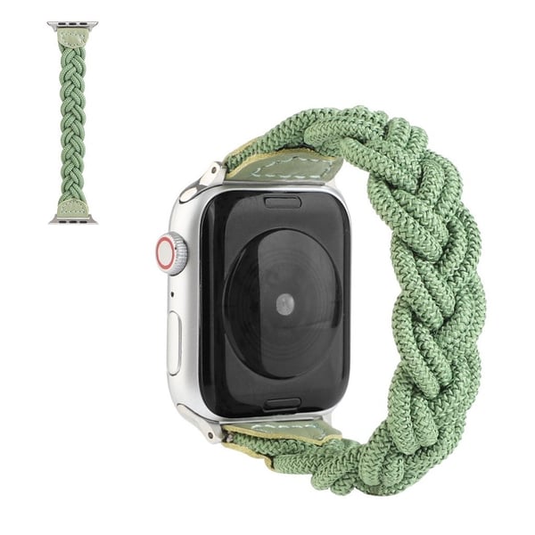 Apple Watch Series 6 / 5 40 mm urrem i vevd stil - Grønn