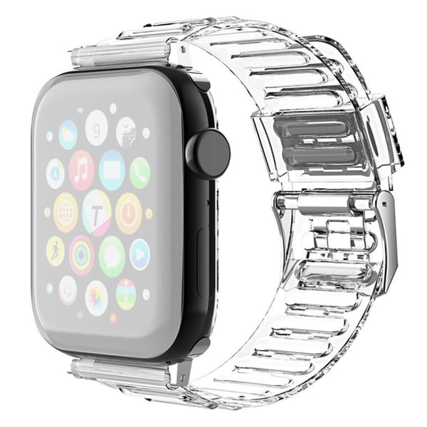 Apple Watch Series 6 / 5 40 mm gjennomsiktig klokkerem - Gjennomsiktig