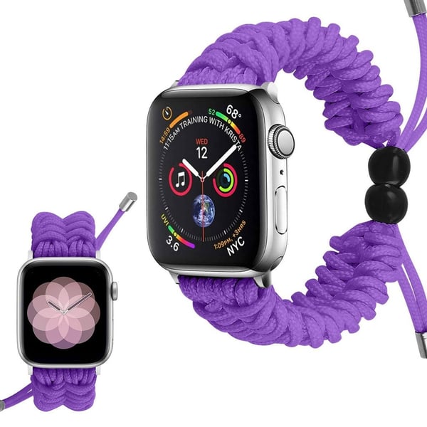 Apple Watch Series 6 / 5 44 mm flettet klokkerem - Lilla