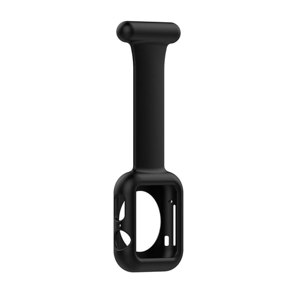 Apple Watch (41mm) lääkärihoitaja silikoninen kellonhihna - Musta