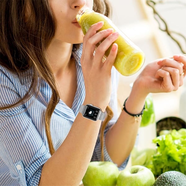 Apple Watch (41 mm) milanesisk klokkerem i rustfritt stål - Sølv