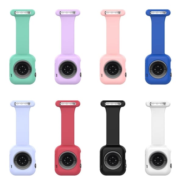 Apple Watch (41 mm) klokkerem i silikon for legesykepleiere - Grønn