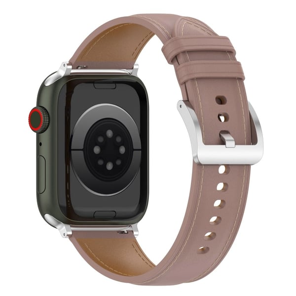 Apple Watch (41 mm) klokkerem i ekte okseskinn - Rosa