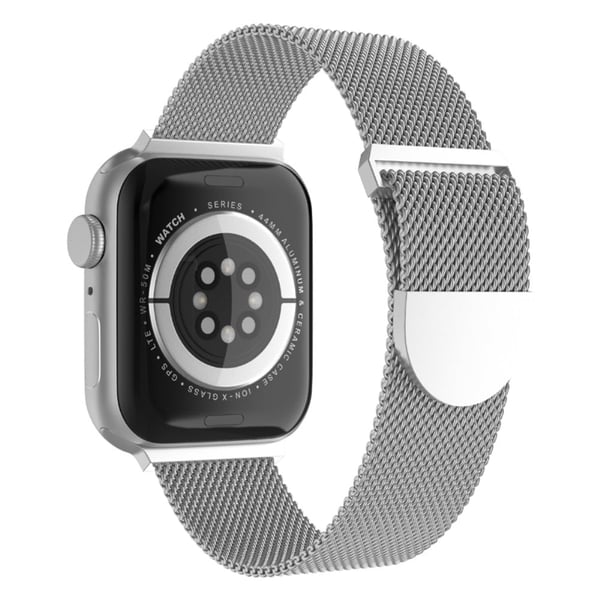 Apple Watch (41mm) klockarmband i milanesisk fin mesh - Silver Apple Watch (41mm) klockarmband i milanesisk fin mesh - Silver