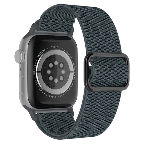 Apple Watch (41 mm) klokkerem i teksturert nylon - Grå