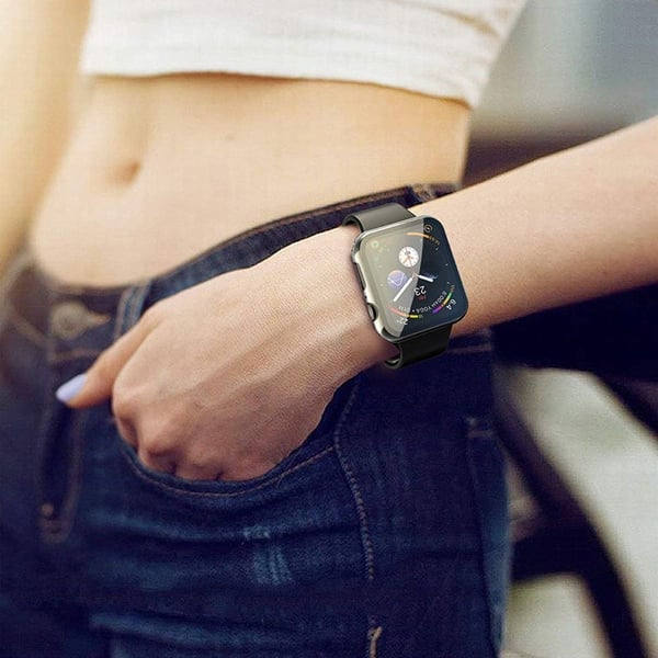 Apple Watch (41 mm) klart deksel med skjermbeskytter i herdet glass - Gjennomsiktig