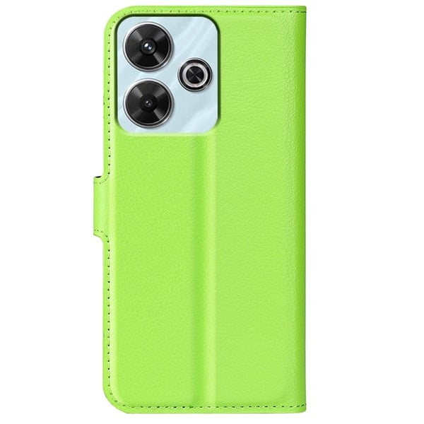 Classic Xiaomi Redmi 13 / Xiaomi Redmi Note 13R / Xiaomi Poco M6 flip etui - Grønn