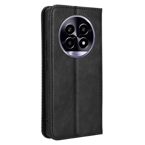 Bofink Vintage läder Realme 13 Pro 5G fodral - Svart