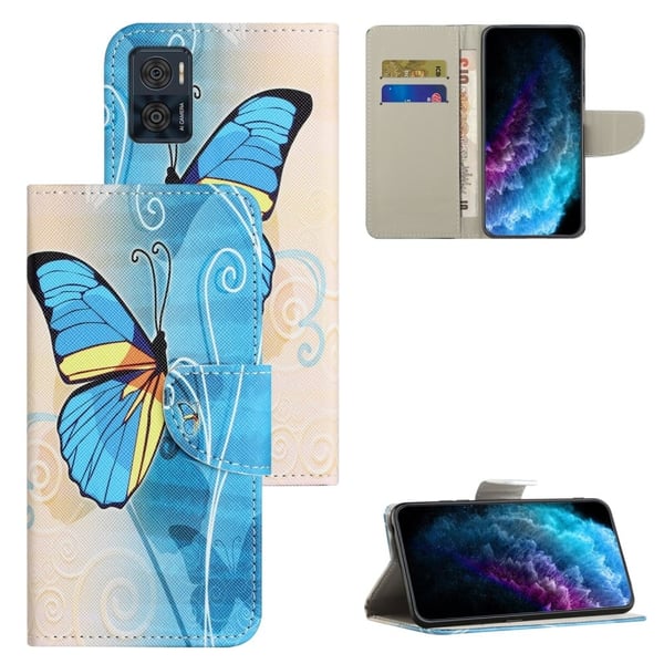 Wonderland Motorola Moto G04 / Motorola Moto E14 / Motorola Moto G04s / Motorola Moto G24 flip-etui - Sommerfugl