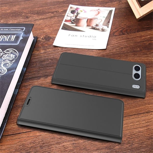 Glatt og tynt premium PU-skinnetui for OnePlus Nord 4 - Svart