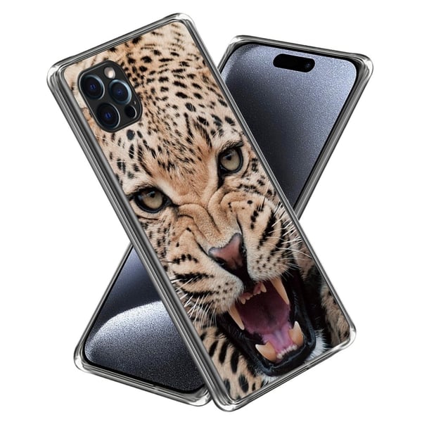Deco iPhone 16 Pro deksel - Leopard Deco iPhone 16 Pro deksel - Leopard
