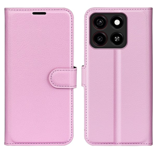 Classic ZTE Blade A35 flip kuoret - Pinkki