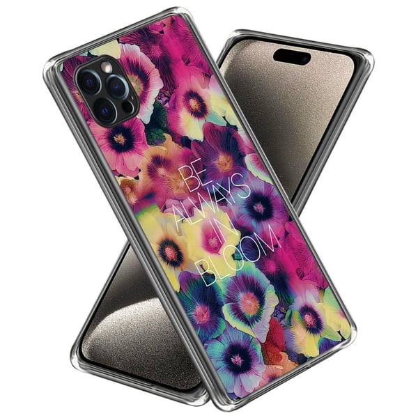 Deco iPhone 16 Pro Max deksel - Fargerike Blomster Deco iPhone 16 Pro Max deksel - Fargerike Blomster