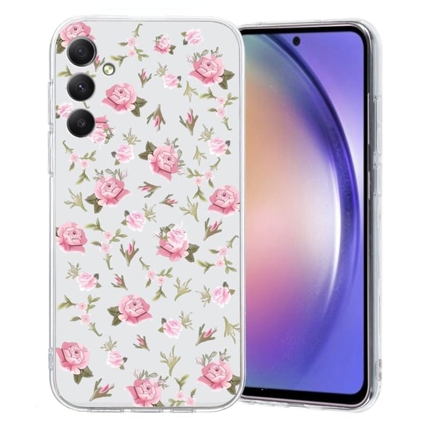 Imagine Samsung Galaxy A35 deksel - Rosa Blomst