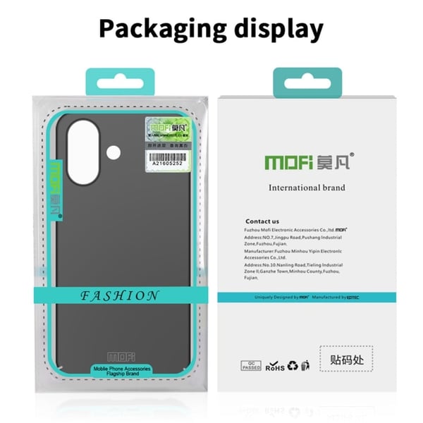 MOFI Slim Shield iPhone 16 Plus skal - Blå