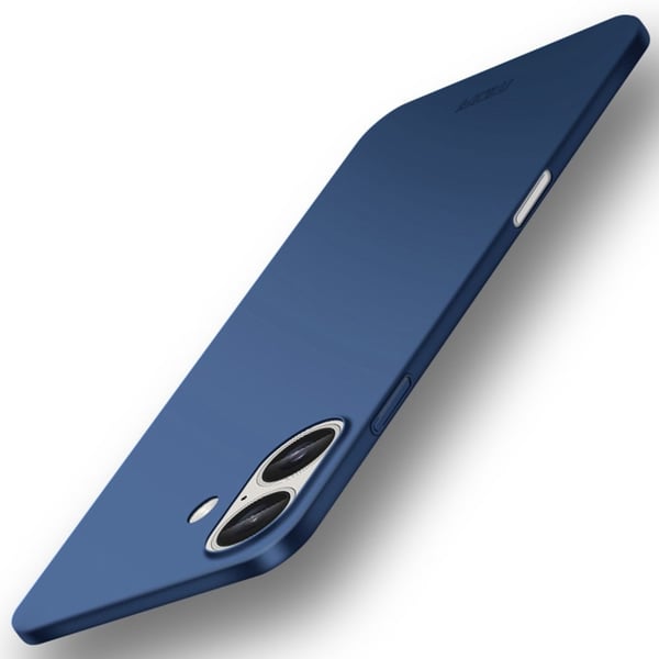 MOFI iPhone 16 Plus slim shield kotelot - Sininen