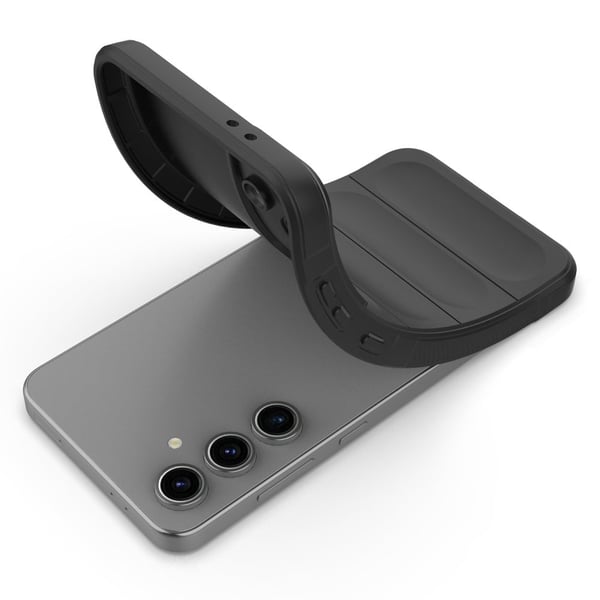 Blødt grebsformet Samsung Galaxy S24 FE cover - Hvid