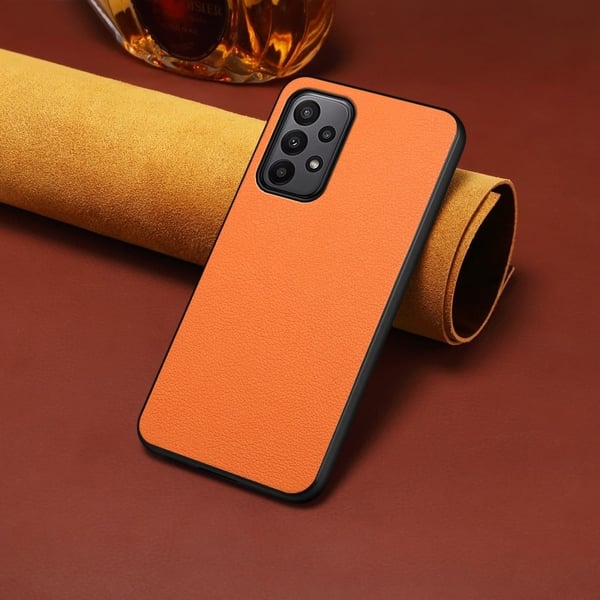 Mat og elegant tekstureret Samsung Galaxy A23 / Samsung Galaxy A23 5G cover - Orange