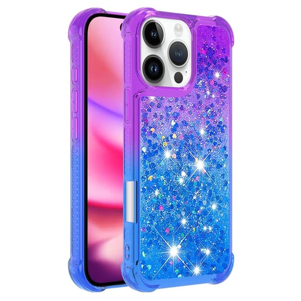 Princess iPhone 16 Pro cover - Lilla + Himmelblå