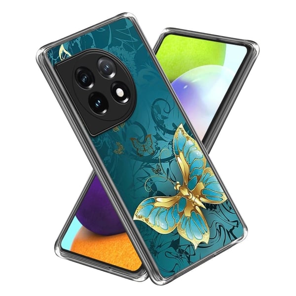 Fantasy OnePlus 12R / OnePlus Ace 3 deksel - Gylden Sommerfugl