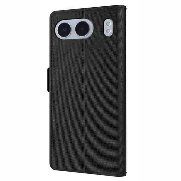 OnePlus Nord 4 etui med makeup-spejl i smart design - Sort