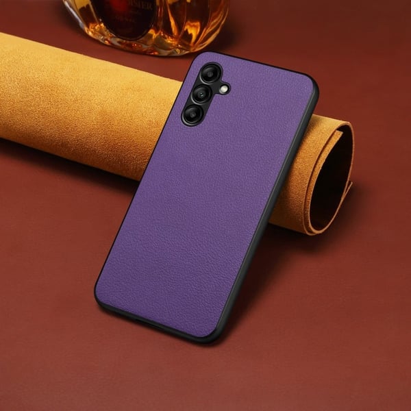 Matta ja tyylikäs kuvioitu Samsung Galaxy A05s suojakuori - Violetti
