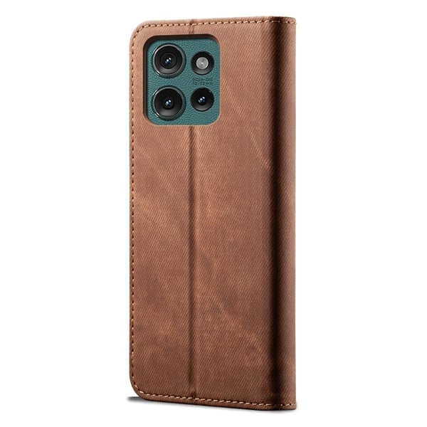 Jeans Motorola Edge 50 flip etui - Kaffe