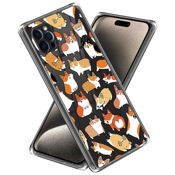 Deco iPhone 16 Pro Max deksel - Hunder Klistremerke