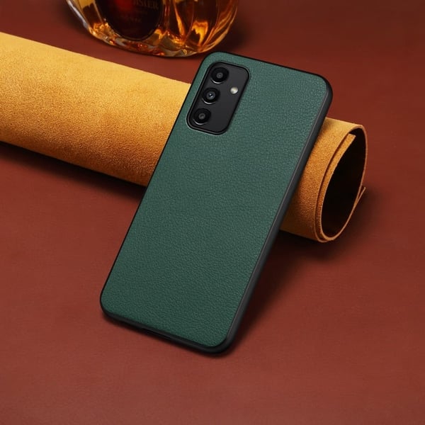 Matt og elegant Samsung Galaxy A13 5G-deksel med struktur - Grønn
