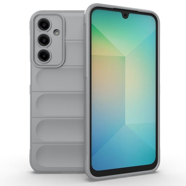 Deksel med mykt grep for Samsung Galaxy A16 - Lysegrå