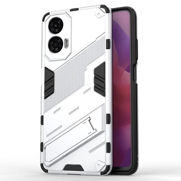 Støtsikkert hybriddeksel med et moderne preg for Motorola Moto G24 - Hvit