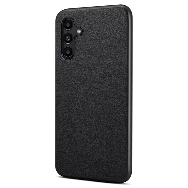 Matt og elegant Samsung Galaxy A15-deksel med struktur - Svart