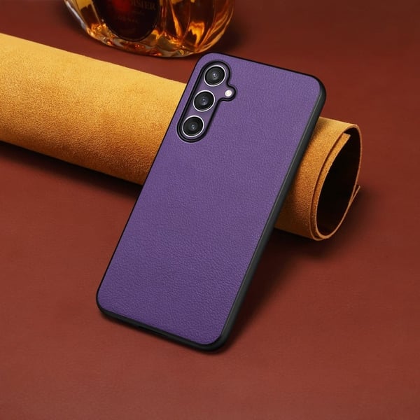 Mat og elegant tekstureret Samsung Galaxy F23 cover - Lilla