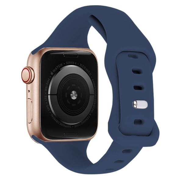 KALEBOL Apple Watch Series 41mm / 40mm / 38mm kelloranneke, koko: S / M - Laivastonsininen KALEBOL Apple Watch Series 41mm / 40mm / 38mm kelloranneke, koko: S / M - Laivastonsininen