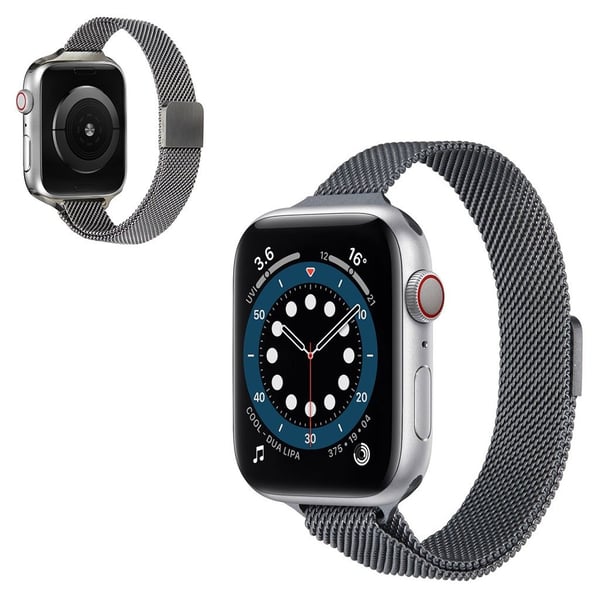 Apple Watch 40 mm klokkerem i rustfritt stål med magnetisk lukking - Space Grey