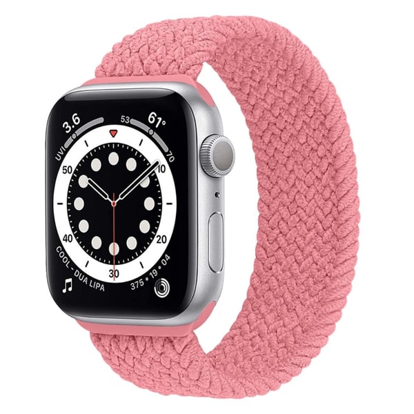 Apple Watch (41 mm) elastisk klokkerem - Rosa / Størrelse: S Apple Watch (41 mm) elastisk klokkerem - Rosa / Størrelse: S