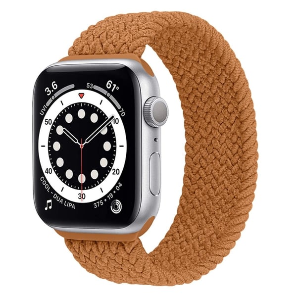 Apple Watch (41mm) joustava kellonhihna - Oranssi / Koko: S
